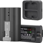 Ring Battery 2 Pack with Charger Station, 6040Mah Rechargeable Replacement Batte
