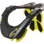 Alpinestars 2026 BNS Tech 2 Neck Support Black Yellow Flou  MX Motocross Quad
