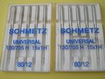 10 SCHMETZ SEWING MACHINE NEEDLES 80/12 FITS BERNINA PFAFF JANOME TOYOTA BROTHER