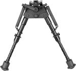 6-9 Inch Tactical Swivel Bipod Foldable Notched Legs Pivot Tilt for Shooting