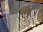 CONCRETE GARDEN PAVING MARSHALLS PENDLE 600X600X38MM BUFF
