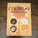 Coldplay Parachutes Promotional Pinback Buttons Set of 4 on Original Card 2000