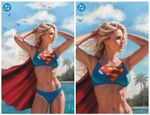 SUPERGIRL #1 (2005) Carla Cohen Virgin Variant Cover Set LTD To ONLY 800 Sets