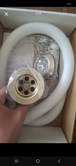 Chatsworth Brushed Brass Bath Waste & Overflow Set Extended Retainer EA329-BB