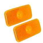 2Pcs Amber Lens  Side Marker Light Reflector For FORD TRANSIT MK6 MK7 00-2014