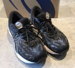 Asics Gel Cumulus 23 Road Running Shoes Mens Black White Grey Trainers UK 8.5