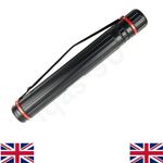 Extendable Telescopic Archery Arrow Back Shoulder Quiver Holder Tube W/ Strap