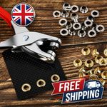 Steel Eyelet Pliers Hole Punch Complete Tool Kit With 100pcs Set Eyelets Crafts