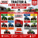 Tractor 1k Enamel Aerosol Spray Paint Every Make/Model Agricultural Machinery