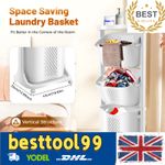 Laundry Hamper 3Tier Basket Sorter Shelf Rolling Cart Clothes Storage Organizer