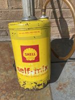 Two 2 Stroke Forecourt Dispenser Vintage Man Cave Shell Oil