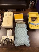 Vintage Sindy Doll Furniture & Car – Pedigree Era