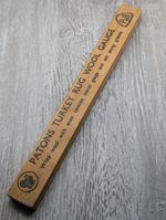  VINTAGE TURKEY RUG WOOL - PATONS BALDWINS WOOL GAUGE DIVIDE P&B Craft Tool.