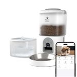 Willow & Paw 2-in-1 Smart Pet Feeder Water Fountain HD Camera WiFi App Dog Cat