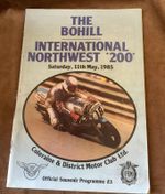 1985 NORTH WEST 200 Road Races. RACE PROGRAMME