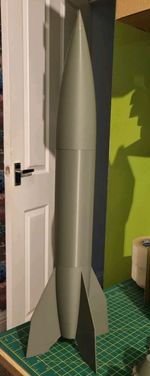 Ww2 V2 Model Rocket Pefect Desk Ornament Collectable 