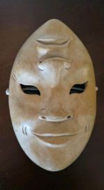 Hand Carved Wooden Decorative Wall Hanging Face Mask