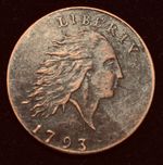 1793 United States 🇺🇸 Federal Republic Historical Token Flowing Hair 1C