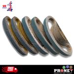 10 x 330mm Zirconia Sanding Belts // Mixed Pack of 40 Belts // 40, 60, 80 & 120