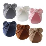 Cute Bunny Ears Baby Turban Hat Soft Cotton Infant Beanie Cap Toddler Bonnet Wra