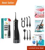 Innovative E40 Water Dental Flosser: Lightweight, Rechargeable & Quiet Operation