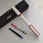 New Lamy  Fountain  Limited Safari All White Fine Nib Pen