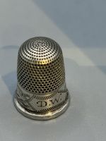 Charles Horner Thimble. Chester Mark And DW. Silver 1895 15mm Diameter & size 7