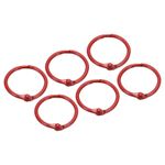 Loose Leaf Binder Rings (30mm/1.2 Inch) 36Pcs, Steel Key Ring Binder Clip
