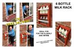 Milk Rack, Wall Mounted Milk Rack, Bottle Holder, assisted living item/carers