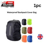 Waterproof Backpack Cover Bag Rucksack Rain Dust Outdoor Camping Hiking UK