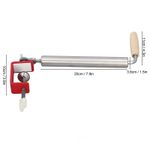 Stainless Steel Rolling Pin Large Dumpling Wrapper Noodle Dough Roller Kitchen