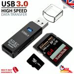 2IN1 TF SD CARD READER USB 3.0 MICRO SD CARD TO USB ADAPTER SMART CARD READER