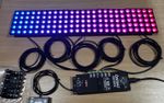 Abstract LED Digi-Blox RGB Eye Candy DJ Light 5 Panels, Controller, Power Supply