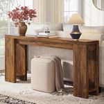 Console Table / Sofa Table - Rustic Brown Finish 160cm Narrow