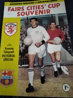 DUNDEE UNITED V BARCELONA EUROPEAN CUP EVENING TELEGRAPH SPECIAL SEASON 1966/67