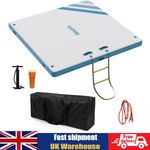 Portable Inflatable Floating Dock Platform PVC Water Mat With Carry Bag Air Pump