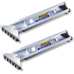 LeveLok LL-STB-1AL Ladder Levelers Permanent Mount Style Aluminum - 2 Levelers