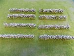 28mm DRYSTONE WALLS STRAIGHT SECTIONS X8 SUITABLE FOR BOLT ACTION