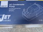 JET - Low Profile Condensate Pump 1.7 Liter Capacity 5m Head HVAC Air Con / Ref