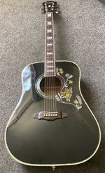 Cimar D390BK by Ibanez MIJ Japan Acoustic Guitar Rare 1970s Vintage Retro Black