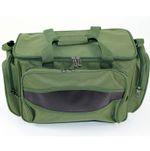Insulated Carp Fishing Tackle Bag Carryall Holdall Padded Shoulder Strap Green