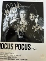 Hocus pocus Autographed Photo 8x10 With COA