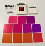 Ilford Multigrade Filters Set 3.5x3.5 8.9x8.9cm Mint Uncut Darkroom Printing B&W