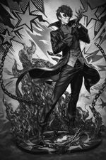 3d printed 1/8 scale persona 5 joker phantom dominion