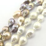 12-13mmx18-20mm South Sea Baroque Freshwater Pearl Jewelry Loose Beads 15"