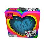 Nee Doh Good Vibes Heart Set of 1 Viral TikTok Squishy Sensory Toy In Hand