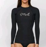 O'Neill Womens Black Thermal Rash Vest Surf Water Sports 8