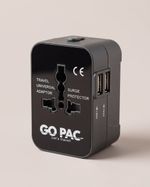 Universal Travel Adapter UK to Europe USA Australia, 2 USB Ports, Plug Adaptor