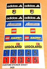 Custom Decal for 3420 Replacement Sticker