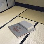 Meditation Floor Pillow Folding Pad Japanese Style Embroidered Pattern Zipper